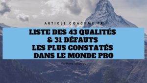 Liste de 43 qualités humaines constatées chez les Pro