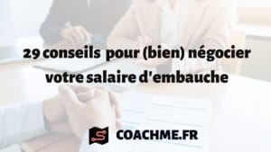 conseil négocier salaire