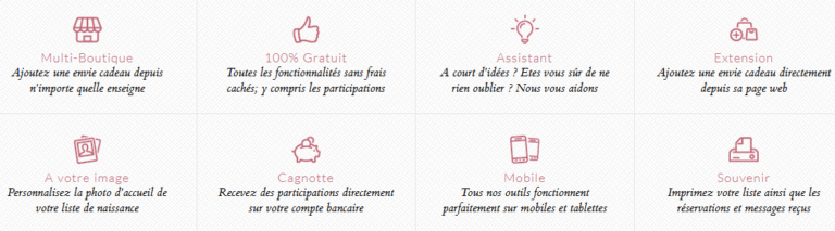 Top 9 sites pour cr?�er une liste de naissance