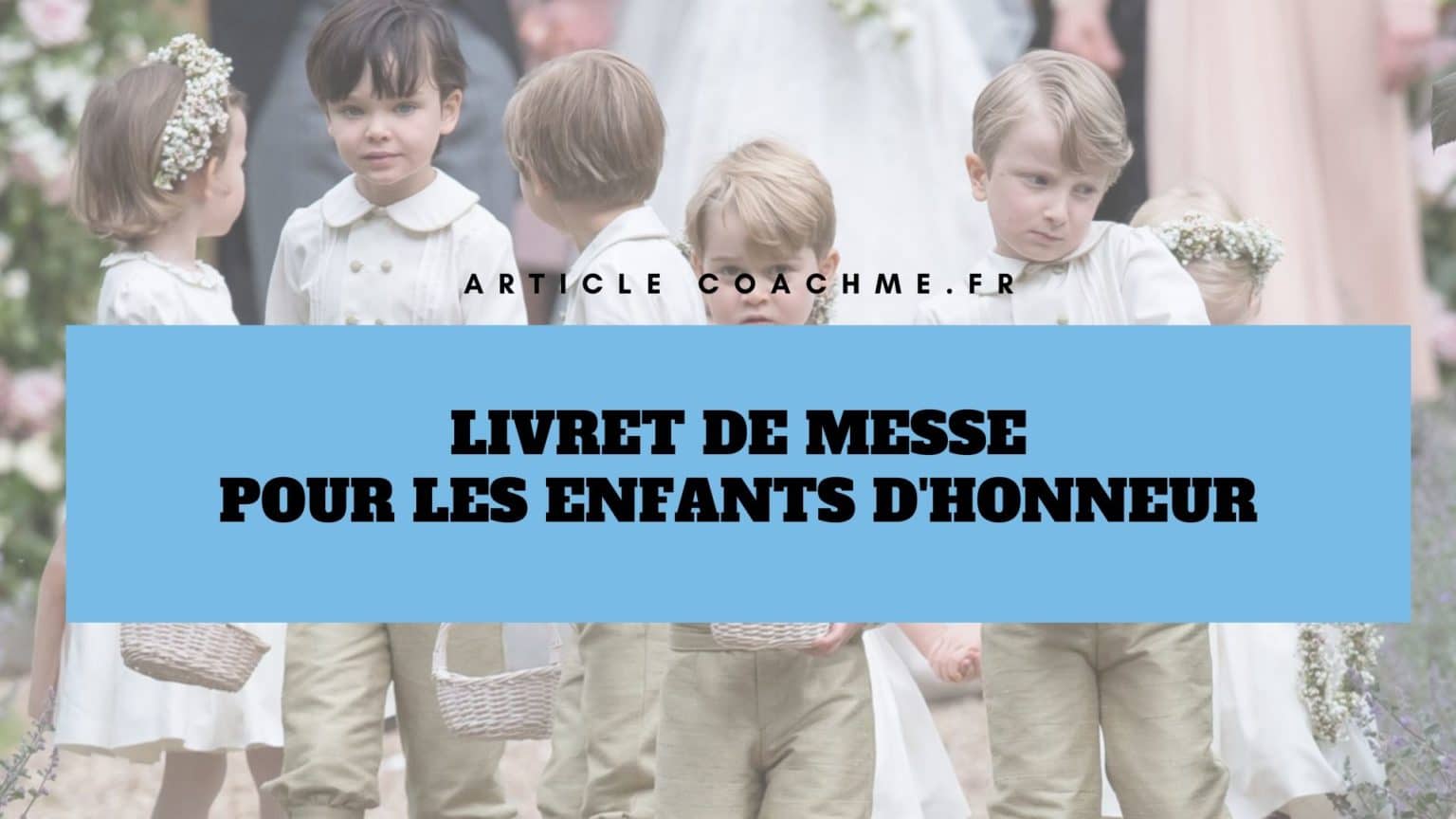 Modèle de livret de messe pour un mariage catholique