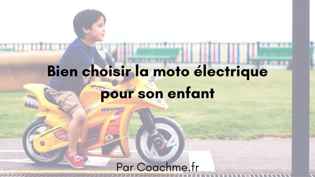 9 critères pour choisir une moto électrique enfant