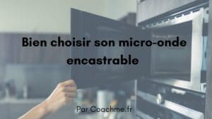 micro onde encastrable