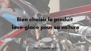 produit lave glace voiture