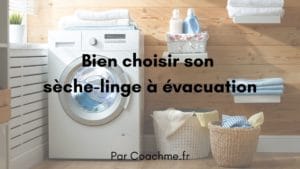 seche linge evacuation