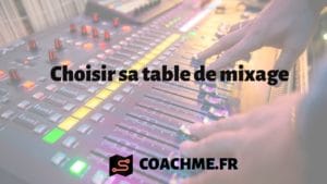 table de mixage