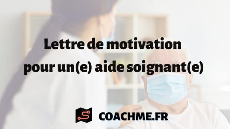 Lettre De Motivation Pour Un Poste D Aide Soignante