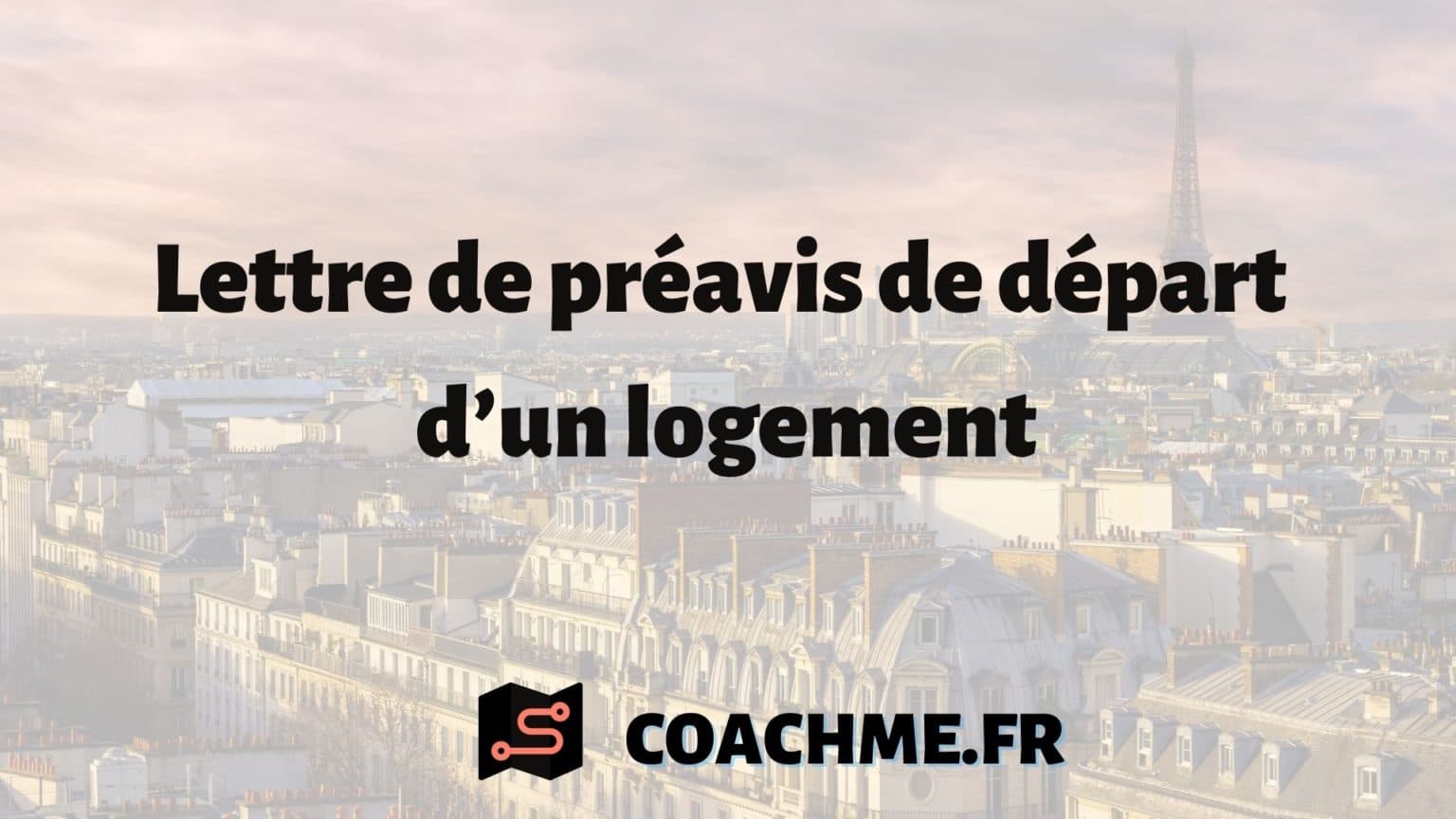 Modèle de lettre de préavis de départ d