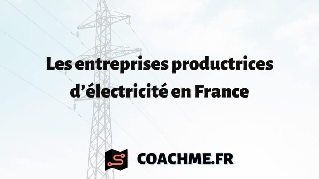 Les meilleures entreprises productrices d’électricité en France