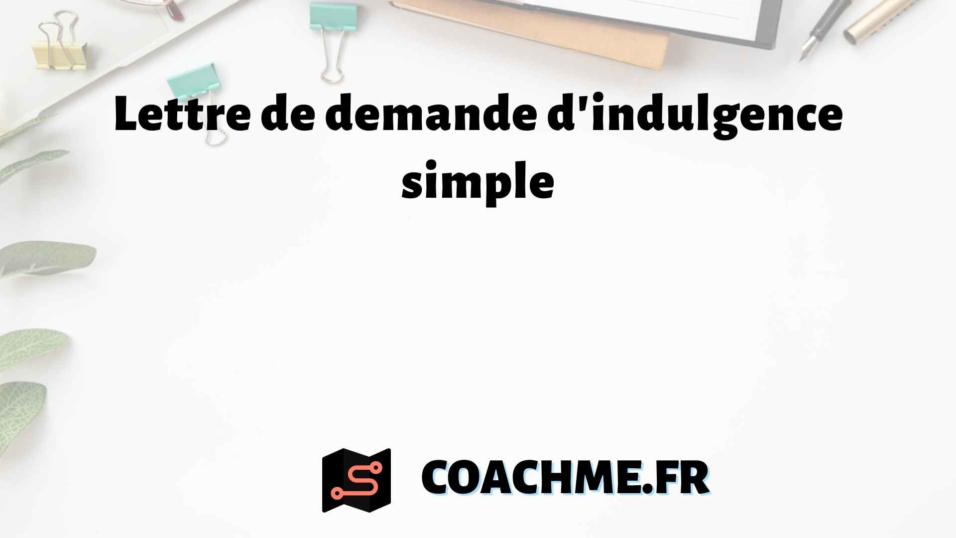 lettre-de-demande-d-indulgence-simple