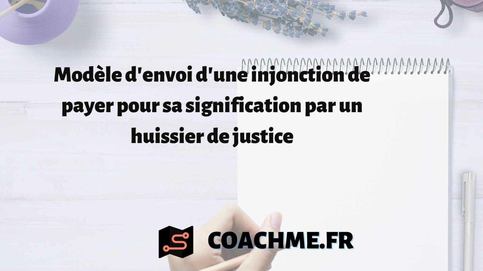 Modèle D'envoi D'une Injonction De Payer Pour Sa Signification Par Un ...